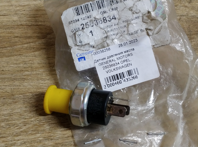 Датчик давления масла GENERAL MOTORS 25036834 OPEL, VOLKSWAGEN