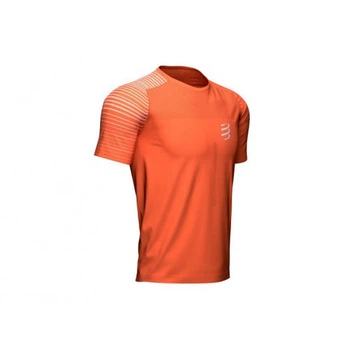 Спортивная компрессионная мужская футболка Performance SS Tshirt M, Orangeade/Fjord Blue, L