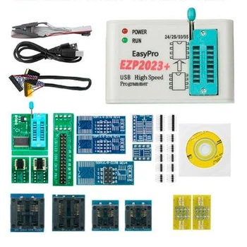 USB программатор EZP2023 и набор адаптеров 24 25 93 95 серий EEPROM 25 FLASH