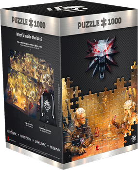 Puzzle Good Loot Wiedźmin Playing Gwent 1000 elementów (5908305231448)