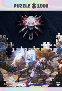 Puzzle Good Loot Wiedźmin Geralt & Triss in Battle 1000 elementów (5908305233619)