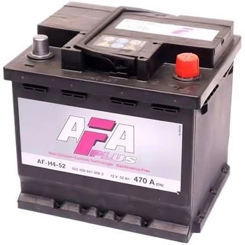 Аккумулятор 52Ah-12v AFA (207х175х190) R,EN470