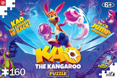 Puzzle Good Loot Kangurek Kao - Kao is back 160 elementów (5908305238461)