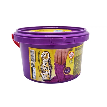 Креативное творчество "Кинетический песок "KidSand" KS-01-05, 600 гр Фиолетовый