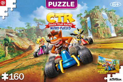Puzzle dla dzieci Good Loot Crash Team Racing Nitro-Fueled 160 elementów (5908305240372)
