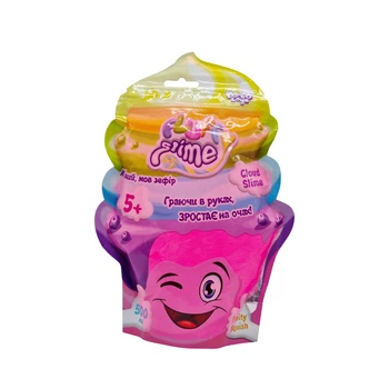 Вязкая масса "Fluffy Slime" FLS-02-01U упаковка 500 мл Розовый