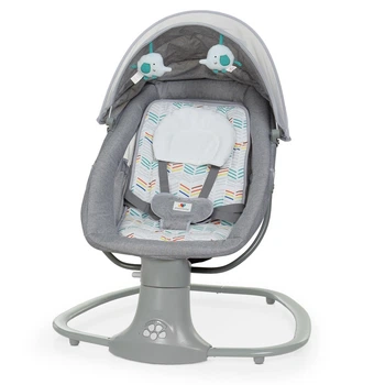 Укачивающий центр-качель с рождения Mastela 8104 light grey, светлосерый для детей от 3 до 18 кг