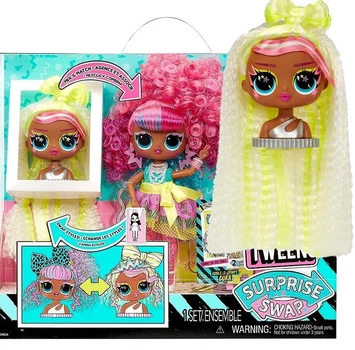 Кукла L.O.L. Surprise! Tweens SWAP Cora – ЛОЛ Твинс Свап КОРА (Меняй Завитки на Гофре) (593263) - Игровой набор LOL