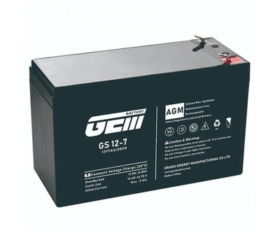 Акумуляторна батарея GEM Battery 12V, 7.0A