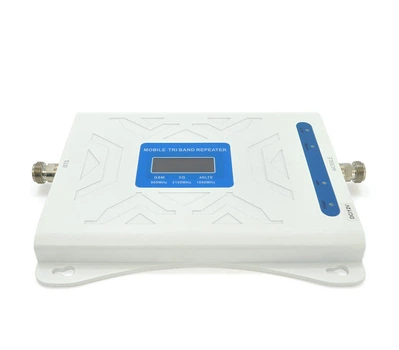 Усилитель GSM трехдиапазонный Voltronic 305-3G-4G 900/1800/2100МГц (500-1000м.кв) White