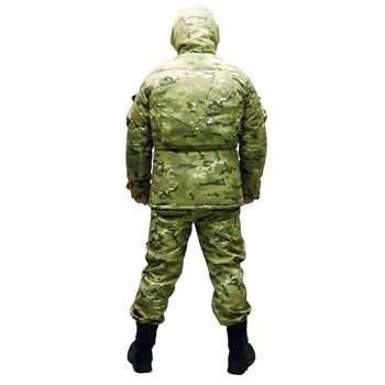 Зимовий камуфляжний костюм, бушлат та штани Мультикам -20 C Pancer Protection 58