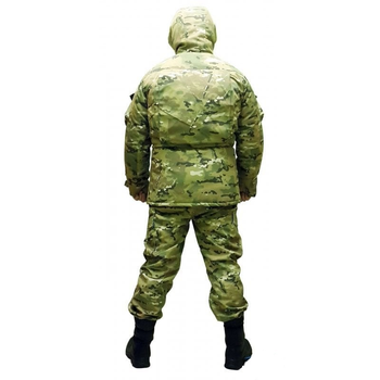 Зимовий камуфляжний костюм, бушлат та штани Мультикам -20 C Pancer Protection 60