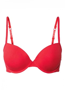 Бюстгальтер с уплотненными чашками для женщины Esmara LYCRA® 381918 80B Красный