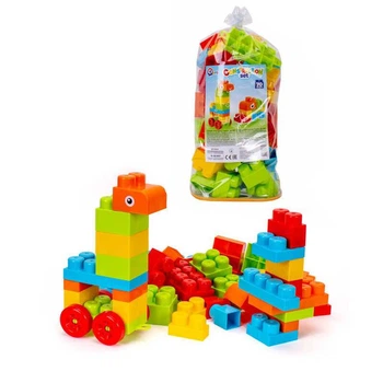 Детский набор блочного конструктора Technok Toys "Construction set big" 70 деталей 6801
