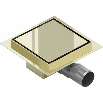 Трап для душа MEXEN FLAT 150x150мм золотой MEX-1510015