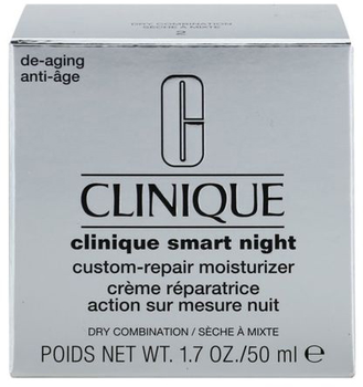 Krem do twarzy Clinique Smart Night Custom Repair Moisturizer Dry To Combination Skin 50 ml (20714678203)