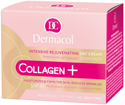 Krem do twarzy Dermacol Collagen+ Intensive Rejuvenating Day Cream 50 ml (8595003110310)