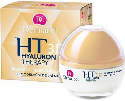 Крем для обличчя Dermacol Hyaluron Therapy 3D Wrinkle Filler Day Cream 50 мл SPF20 (8595003108379)
