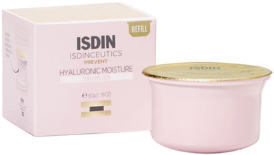 Крем для обличчя Isdin Isdinceutics Hyaluronic Moisture Sensitive Skin Refill Zapasowy blok 50 мл (8429420223028)