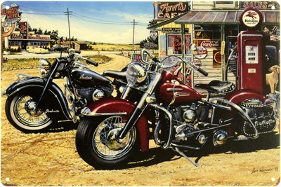 Металева табличка "Indian Motorcycles Parking" (ms-00969)