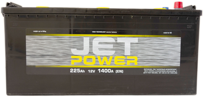 Аккумулятор 225 прямая 1400A (+ слева) Jet Power (avt0000710)