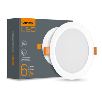 LED светильник Back встроенный круглый VIDEX 6W 5000K