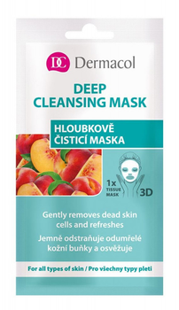 Maseczka do twarzy na tkaninie Dermacol Deep Cleansing Mask 15 ml (8590031102931)