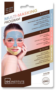 Набір масок для обличчя Idc Institute Mascarilla Multifuncion Piel Seca 3 x 15 мл (8436576506653)