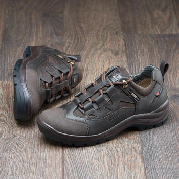 Тактические коричневые демисезонные кроссовки размер 34