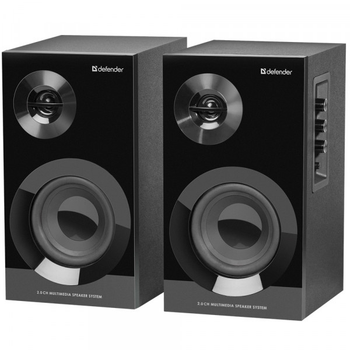 Акустична система 2.0 Defender Aurora S40 40Вт RMS MDF Bluetooth 2хRCA/3.5 мм чорна