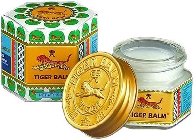Тигровий бальзам Tiger Balm 9 г Білий (8888650418022)