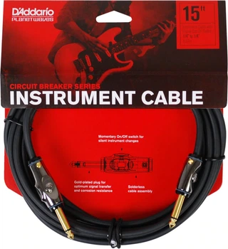 Інструментальний кабель D'Addario PW-AG-15 Circuit Breaker Instrument Cable 4.5m (15ft)