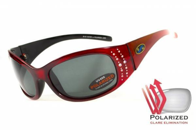 Очки поляризационные BluWater Biscayene Red Polarized (gray) серые