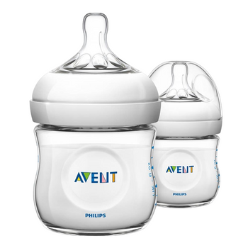 Пляшка для годування Avent Baby Bottle PP Natural Біла 2U x 125 мл (8710103561873)