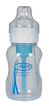 Пляшка для годування Dr.brown's Biberon De Boca Ancha Синя 300 мл (72239151105)