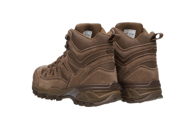 Ботинки мужские демисезонные Mil-Tec Squad Boots inch 5 brown 41 р из натуральной замши со вставками сетчатого полиэстера зносостойкая подошва