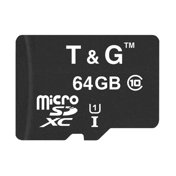 Карта памяти MicroSDXC 64GB UHS-I Class 10 T&G (TG-64GBSDCL10-00)
