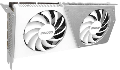 Видеокарта INNO3D PCI-Ex GeForce RTX 4060 Ti Twin X2 OC White 16GB GDDR6 (128bit) (2595/18000) (HDMI, 3 x DisplayPort) (N406T2-16D6X-178055W)