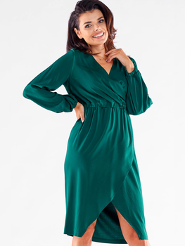 Плаття жіноче Awama A523 1220727 M Темно-зелене (5902360571785)