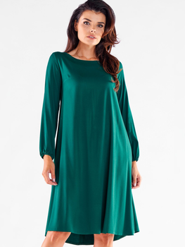 Плаття жіноче Awama A524 1220729 L Темно-зелене (5902360562851)