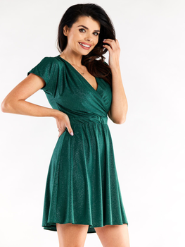 Плаття жіноче Awama A558 1259729 M Темно-зелене (5902360575530)