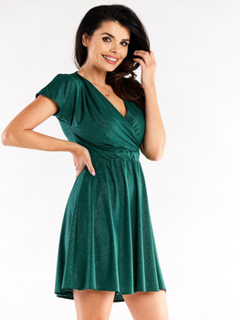 Плаття жіноче Awama A558 1259729 XL Темно-зелене (5902360575554)