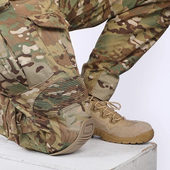 Тактичні демісезонні військові штани IDOGEAR G3 Multicam з наколінниками L Мультикам IDG207899077-1