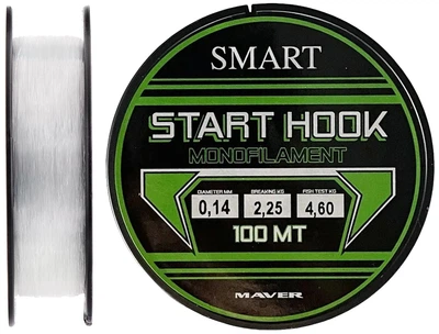Волосінь Smart Start Hook 100 м 0.14 мм 2.25 кг Прозора (13003757)