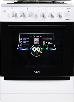 Плита комбинированная ARTEL DOLCE 01-EX WHITE