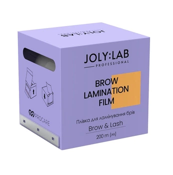 Пленка для ламинирования бровей Joly:Lab Lamination Brow Film 200 м 4823109407640