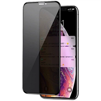 Защитное стекло Анти-шпион Privacy 5D Full Glue для iPhone 11 Pro / X / Xs