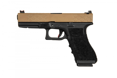 Страйкбольний пістолет D-Boys Glock 17 Gen.4 855 CO2 Half-Tan