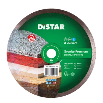Круг алмазный отрезной Distar 1A1R 250x1,8x10x25,4 Granite Premium (11320061019)