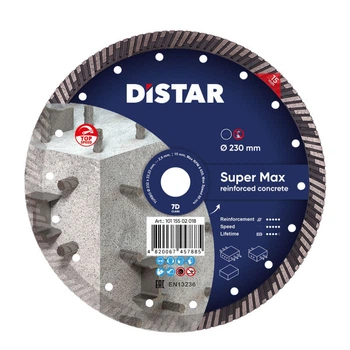Круг алмазный отрезной Distar 1A1R Turbo 232x2,6x15x22,23 Super Max (10115502018)